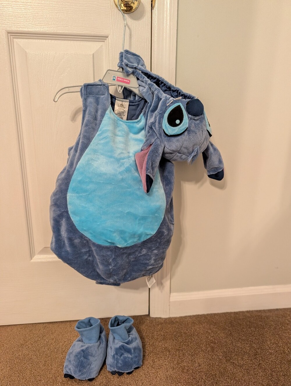 Disney Stitch Plush Blue Kids Costume Set